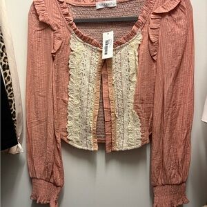 Lilymaes Sleeve Crop Blouse